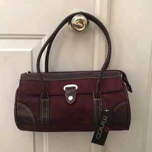 Burgundy purse